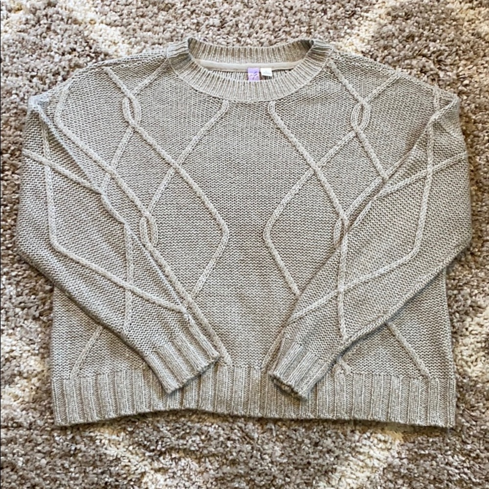 Alya knitted sweater 3/4 sleeves size large